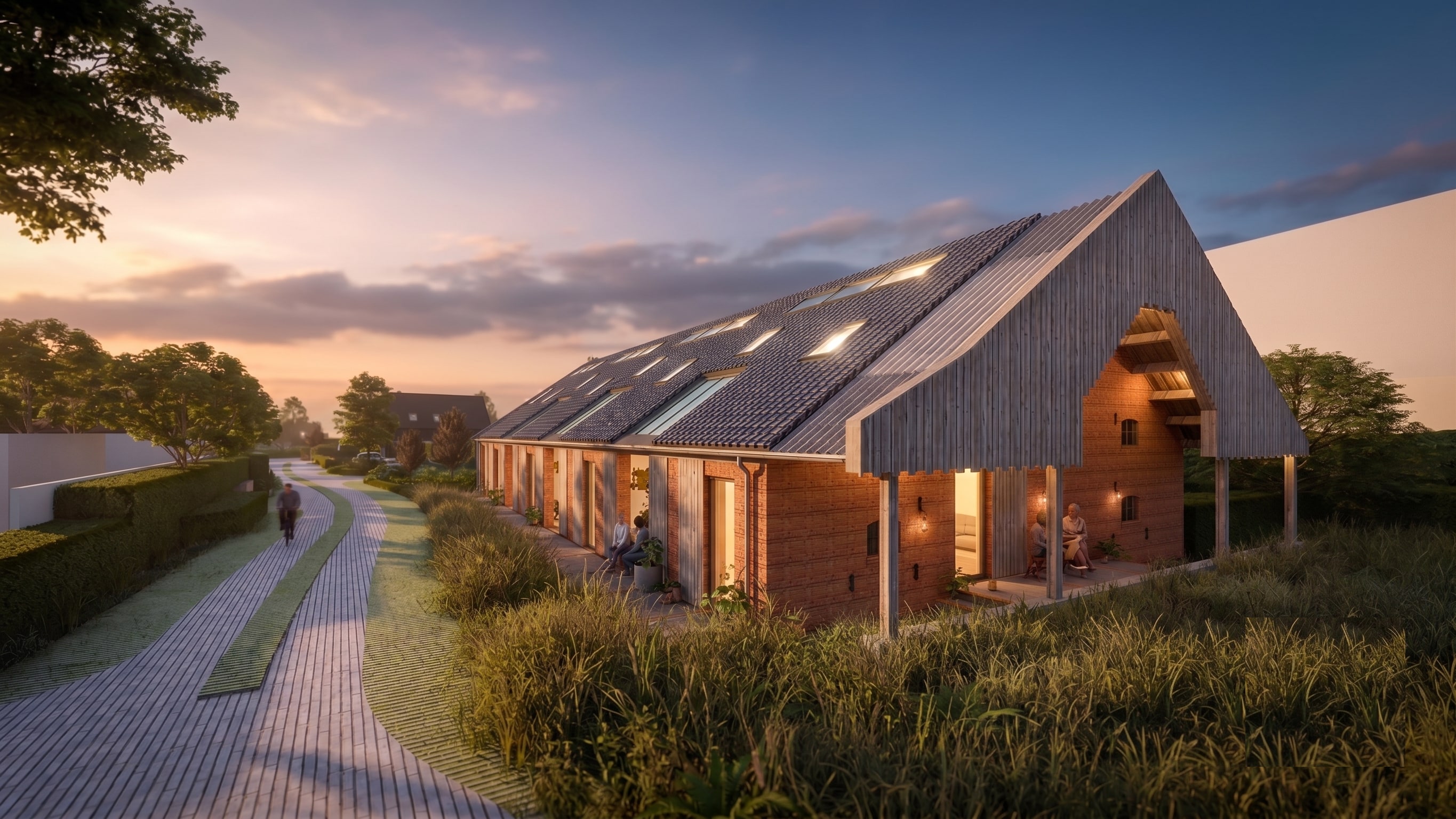 De Kolenschuur – nieuwbouw schuurwoning met houten gevel en baksteen, D'Coolenwaerd Heerhugowaard
